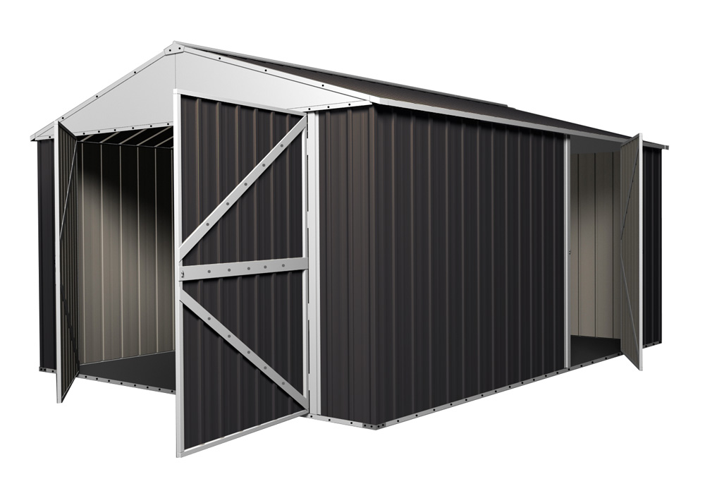 Garden Shed Tools Storage Gabled Colorbond Steel Garage 