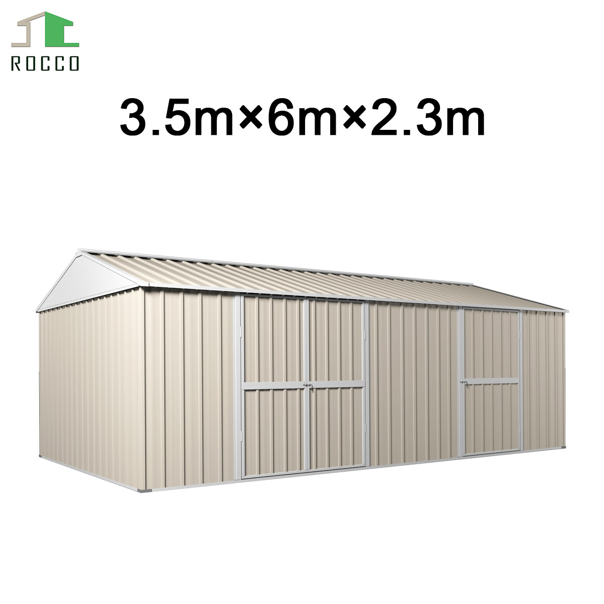 garden shed tools storage gabled colorbond steel garage