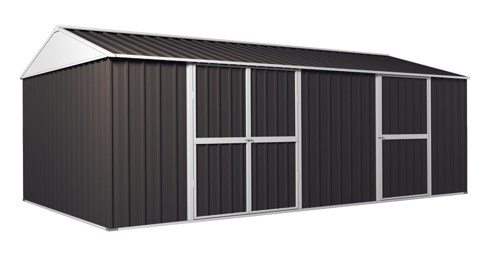 Garden Storage Garage Shed 3.5m x 6m x 2.3m Workshop Side 