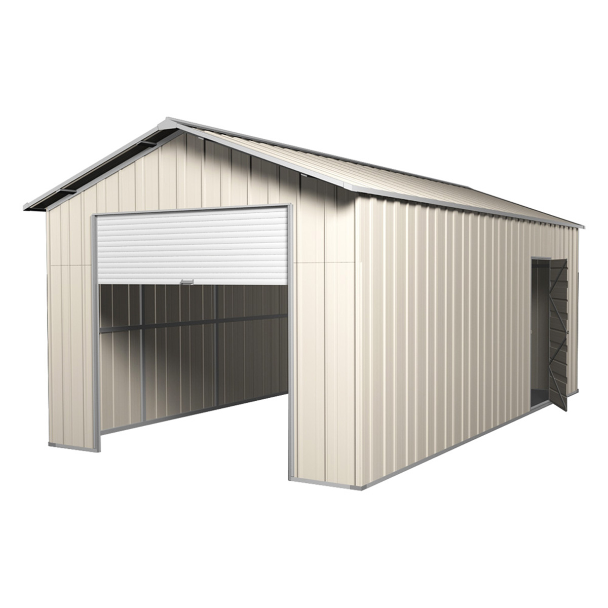 roller door garage shed 3.6m x 6m x 3m gable workshop