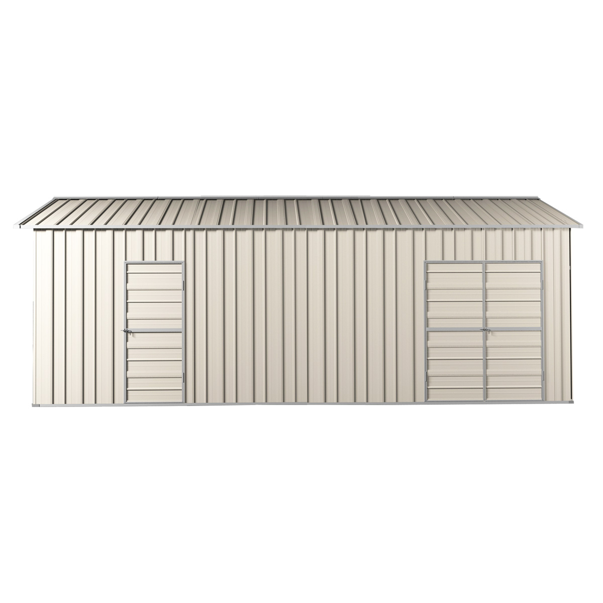 Garage Workshop Shed 3.6x7.6x3m Side Double Doors + PA 